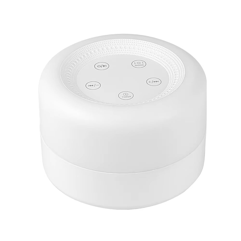 Sleep Sound Machine with Night Light Desktop White Noise Machine Portable Touch Adjustable USB Rechargeable for Home Travel