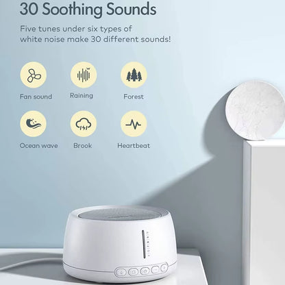 Household Smart Adult Baby White Noise Sleep Machine 30 Sound 36 Level White Noise Machine Portable Sleep Therapy Instrument