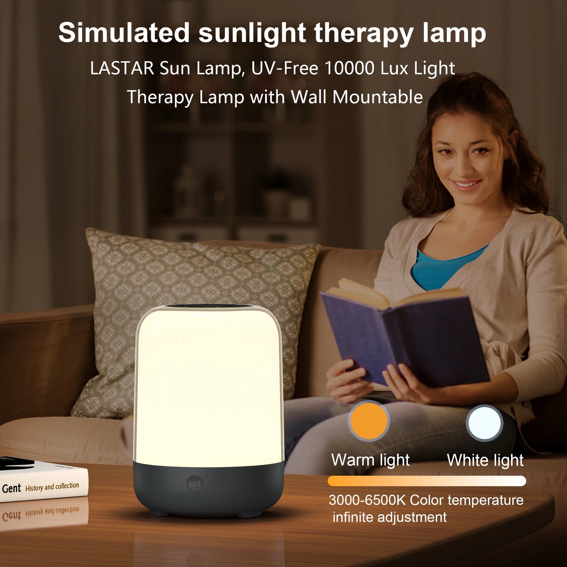 LED Night Light White Noise Machine Mini Baby Sleep Machine Warm White/Pure White Lighting Dimming Timeable for Sleeping